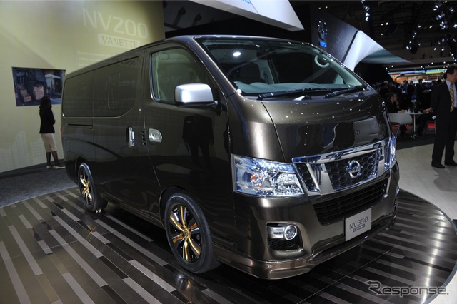 東京モーターショー11に展示された日産・NV350キャラバン