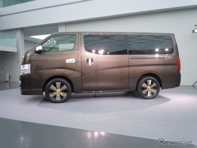 東京モーターショー11に展示された日産・NV350キャラバン