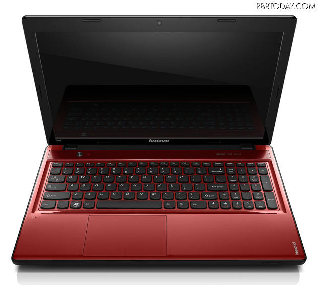 15.6型スタンダードノートPC「IdeaPad Z580」チェリーレッド