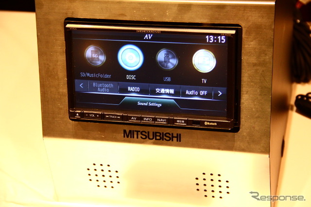 都内ホテルで開催された三菱電機オーディオナビシステム新製品発表会