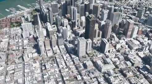 Googleアースの3Dモデル