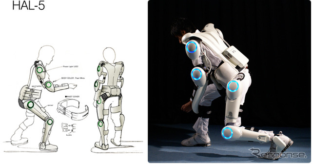 エルム・デザインが手がけたロボットスーツ「HAL-5」