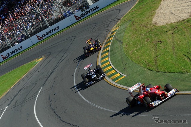 2012年F1オーストラリアGP アロンソ(フェラーリ。3月18日)