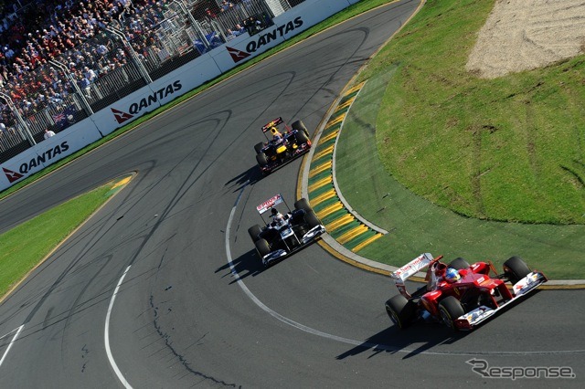 2012年F1オーストラリアGP アロンソ（フェラーリ。3月18日）