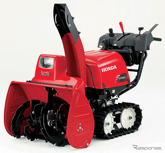 ホンダ、ハイブリッド除雪機に初心者用を設定