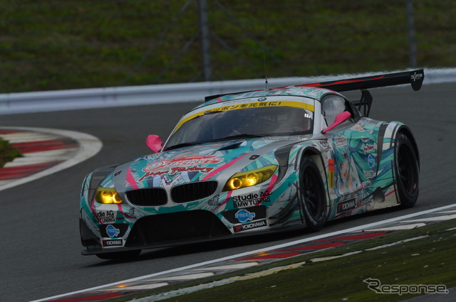 ドライバーランキング2位は、初音ミクBMWの谷口信輝/片岡龍也組