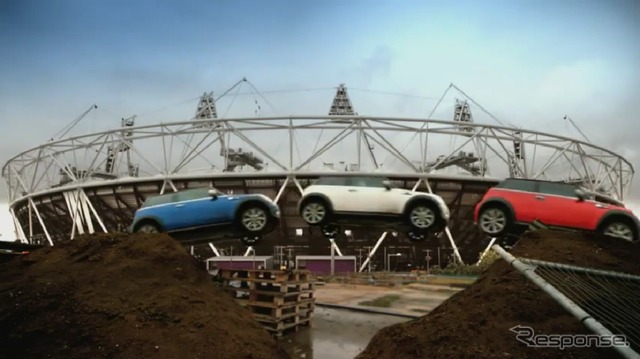 MINIが公開した『The Britalian Job』。1969年に制作され大ヒットした映画、『The Italian Job』)(邦題:『ミニミニ大作戦』)のオマージュ作品