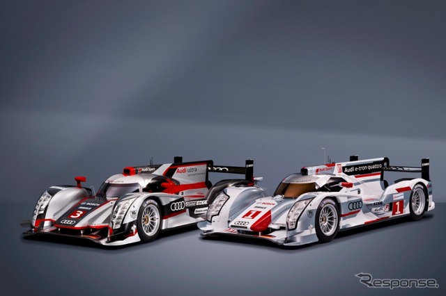 アウディR18 e-tron(右)とR18 Ultra