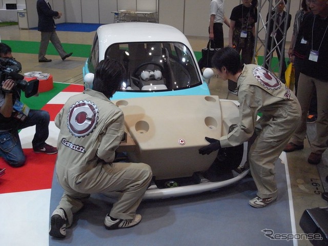 親子で“かまって”あげるトヨタ Camatte、おもちゃショーに登場