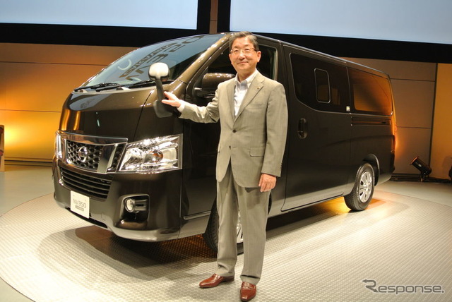 日産・新型NV350キャラバン発表会