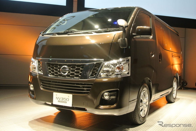 日産・新型NV350キャラバン発表会