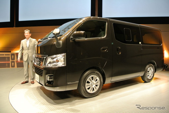 日産・新型NV350キャラバン発表会