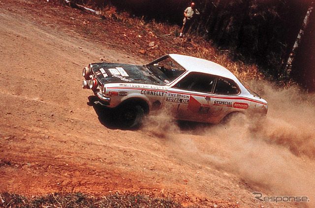 【三菱WRCヒストリー】1974年、ランサーWRC初優勝