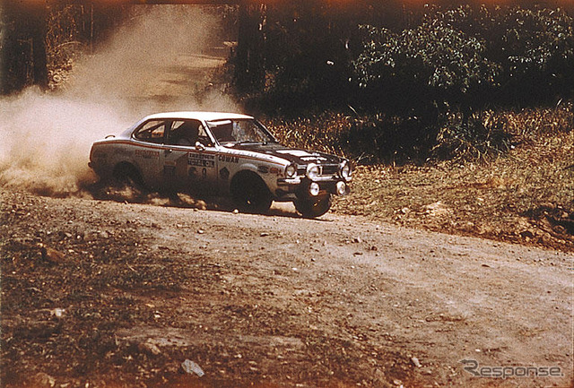 【三菱WRCヒストリー】1974年、ランサーWRC初優勝