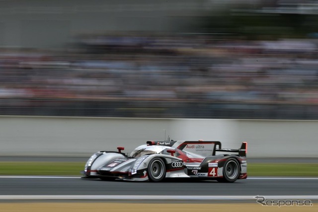 【ルマン24時間 2012】ハイブリッド対決第一幕、予選トップはアウディ R18 e-tron、トヨタは3番手に付ける