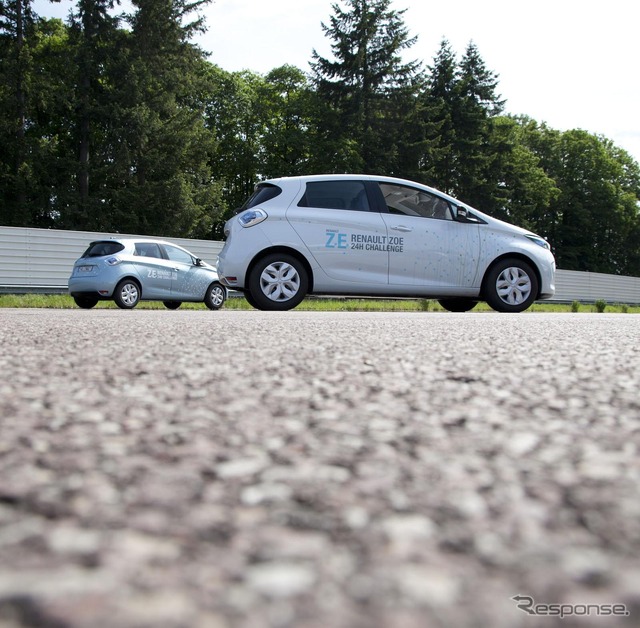 24時間で1618kmを走行したルノーの新型EV、ZOE