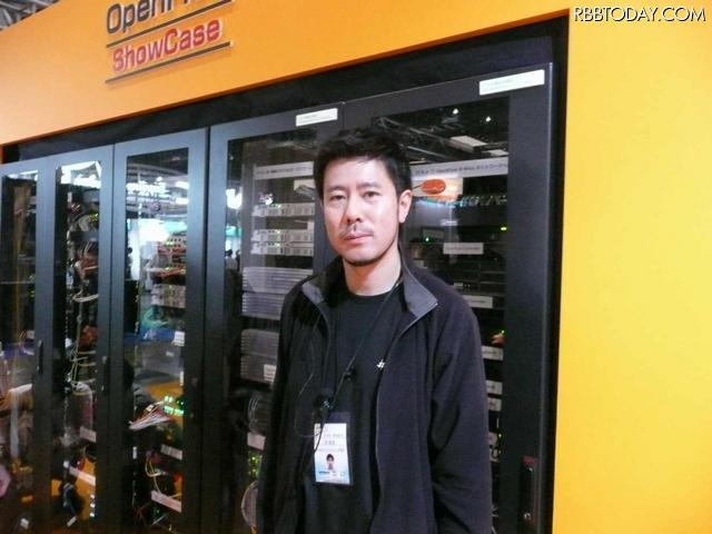 OpenFlow ShowCaseの統括責任者である佃 昌宣氏(NTTコミュニケーションズ)