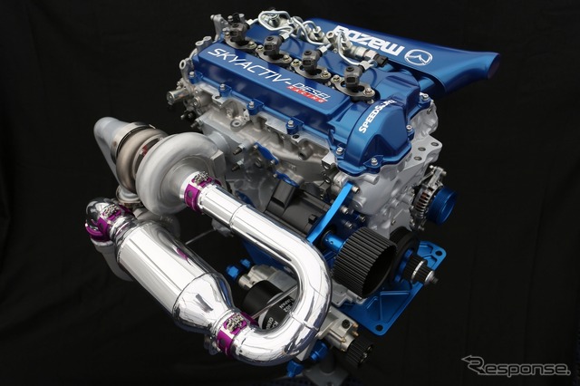 マツダが供給するSKYACTIV-Dのレース仕様エンジン