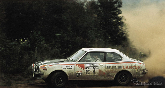 【三菱WRCヒストリー】1976年、ランサー表彰台独占