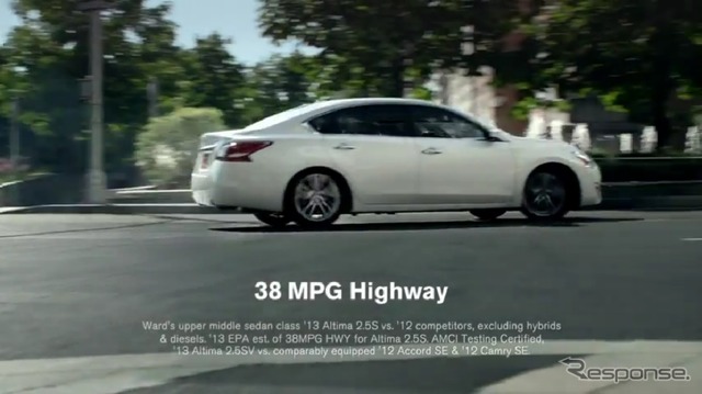 新型日産アルティマの米国CM