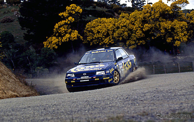 【スバルWRC歴代 写真蔵】1993レガシィRS ニュージーランド・ラリー車