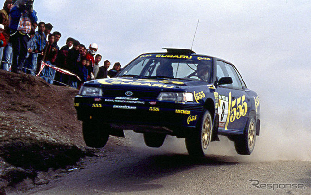 【スバルWRC歴代 写真蔵】1993レガシィRS ニュージーランド・ラリー車
