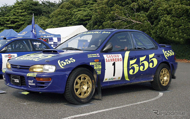 【スバルWRC歴代 写真蔵】1996インプレッサ555 サンレモ・ラリー車
