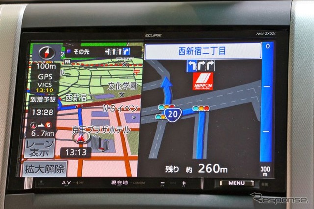 画面が大きいのに2画面分割も実用的