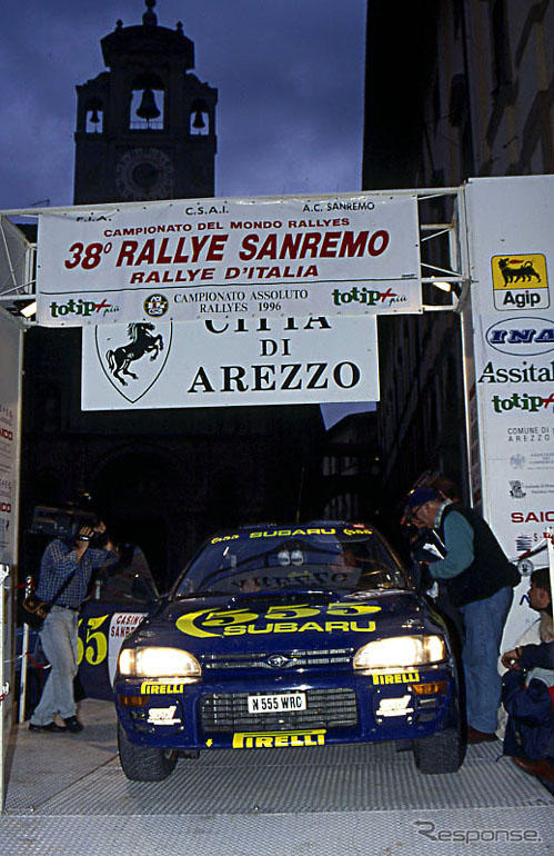 【スバルWRC歴代 写真蔵】1996インプレッサ555 サンレモ・ラリー車