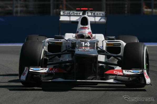 小林可夢偉・ザウバー（F1 ヨーロッパGP 2012）
