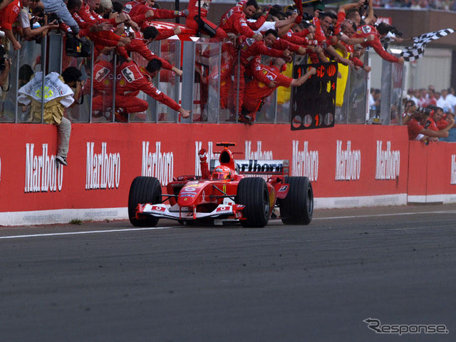 【F1ハンガリーGP】決勝…シューマッハ＆フェラーリ、苦手どころか圧倒