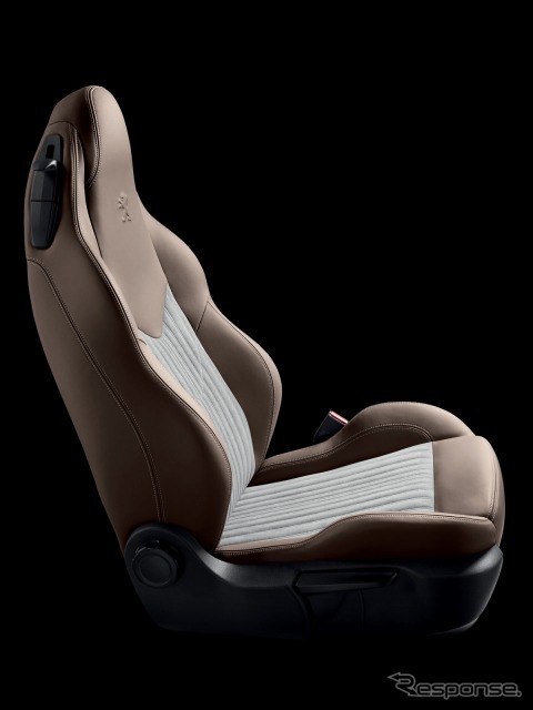 プジョー RCZ ブラウンストーン 専用ハーフレザーシート