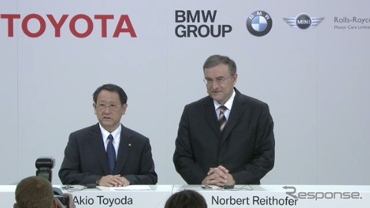 【トヨタ・BMW 提携強化】豊田社長「スポーツカーの誕生、楽しみにしている」