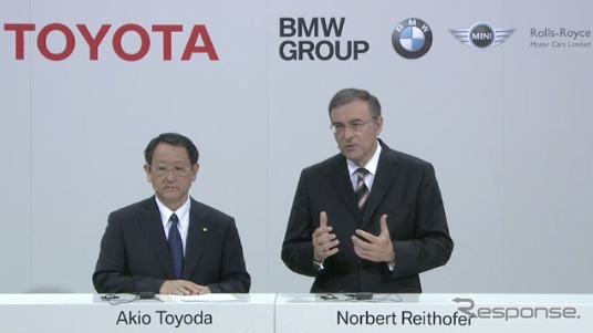 【トヨタ・BMW 提携強化】豊田社長「スポーツカーの誕生、楽しみにしている」