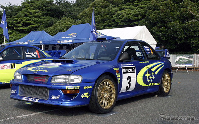 【スバルWRC歴代 写真蔵】2000インプレッサ WRC2000 英国・ラリー車