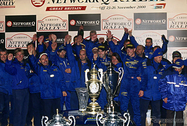 【スバルWRC歴代 写真蔵】2000インプレッサ WRC2000 英国・ラリー車