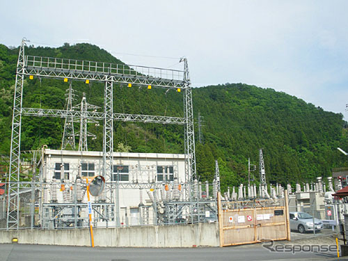 JR東日本 青梅線内にある古里変電所