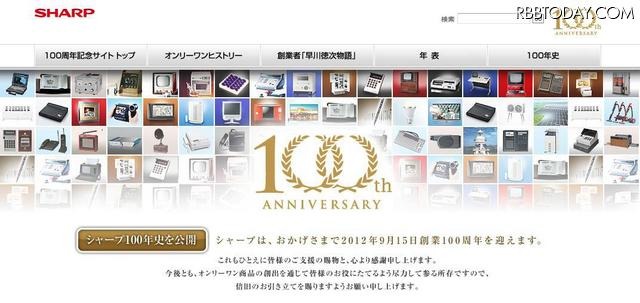 100周年記念サイトトップ