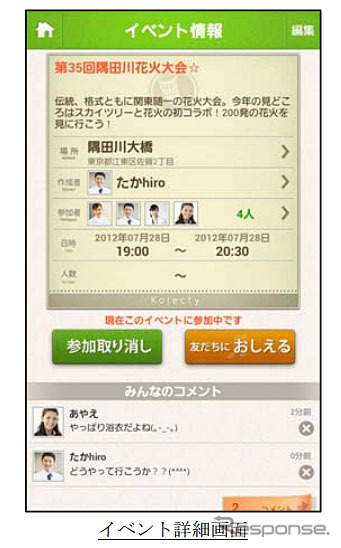 ナビタイムジャパン スポットメモアプリ「コレクティ」Android版