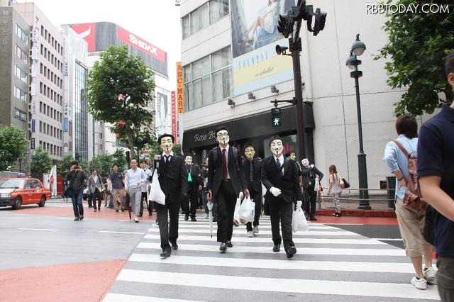 アノニマス渋谷をお掃除！［フォトレポート］