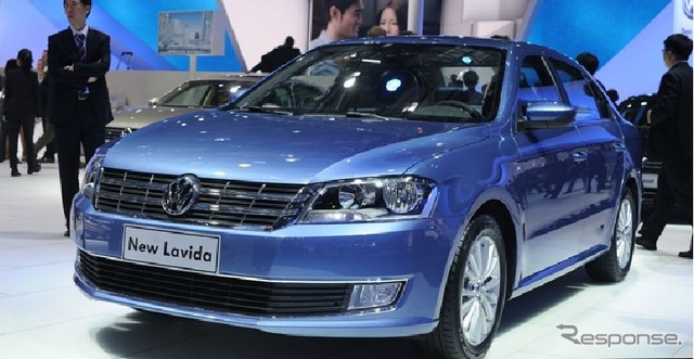 VWの中国主力セダン、ラビダ(北京モーターショー12)