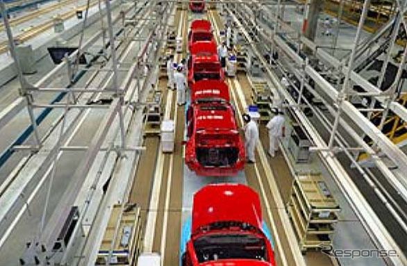 東風ホンダ、第2工場 生産ライン