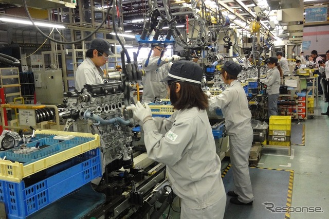 マツダ・本社工場（宇品地区）エンジン組立ライン