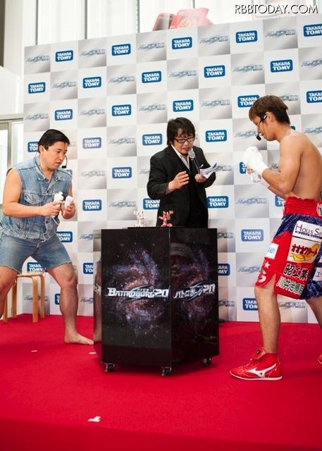 スギちゃんと粉川チャンピオン