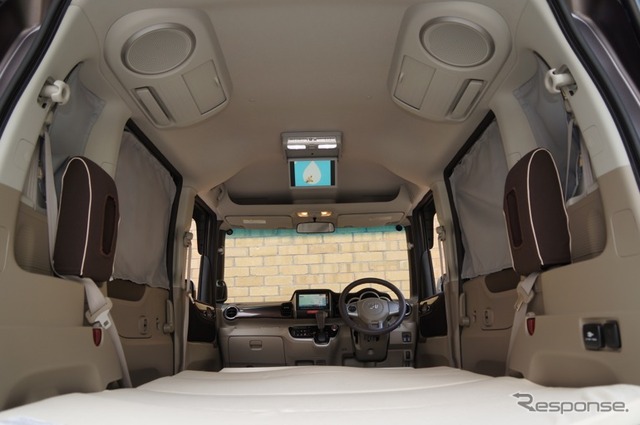 【ホンダ N BOX+ 発表】車中泊アイテムも発売…写真蔵