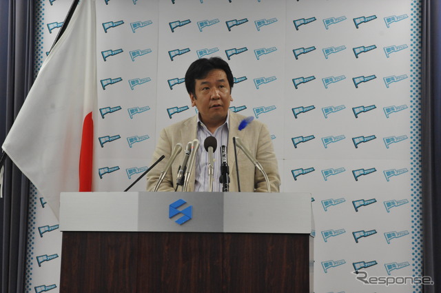枝野幸男経済産業相(13日・経産省)