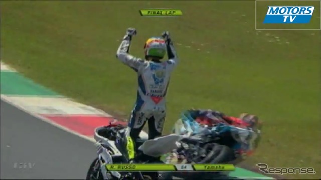イタリア・ロードレース選手権でのRiccardo Russo選手