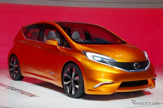 次期ノートのベースと思われる、日産・インビテーション(ジュネーブモーターショー12)