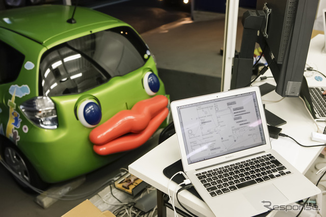 ホンダ フィットハイブリッドベースのプチェコ開発現場のようす