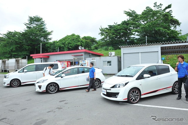 ネッツスポーツモデル試乗会のようす